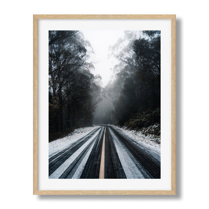 Mt Donna Buang Snowy Road