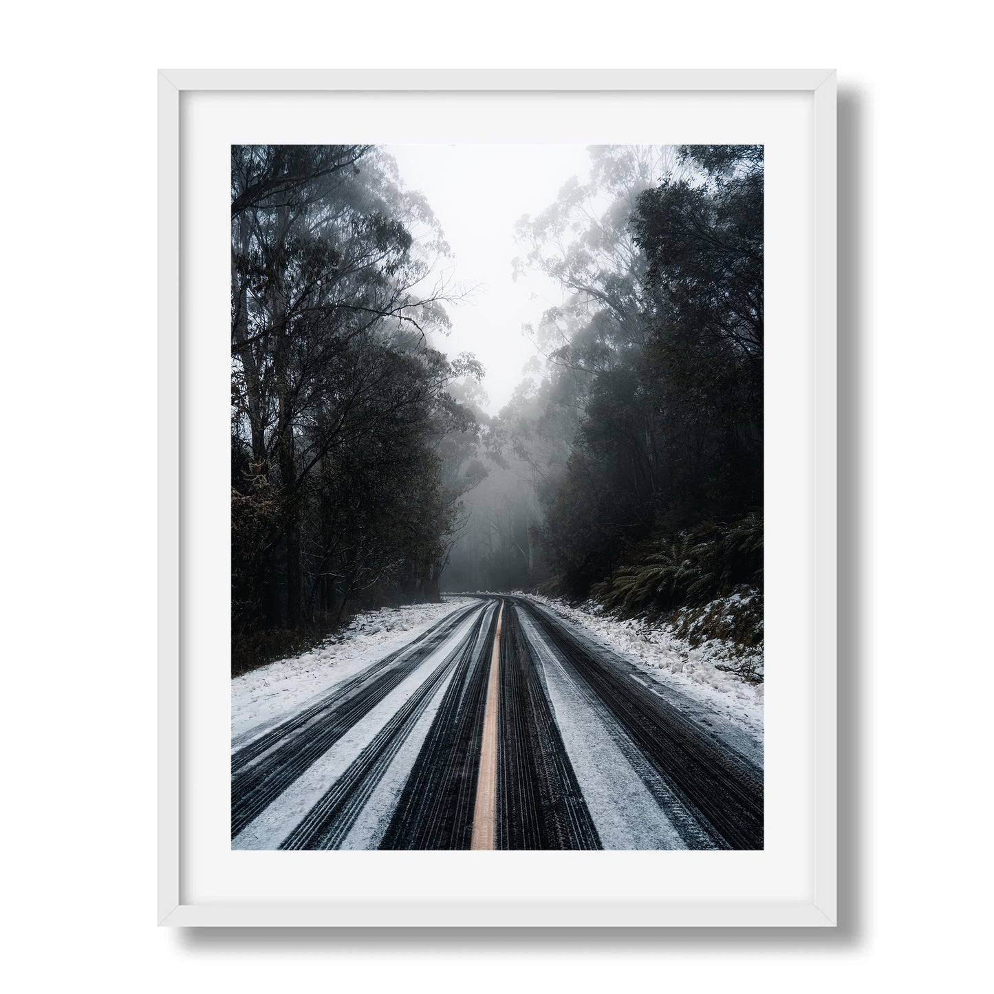 Mt Donna Buang Snowy Road