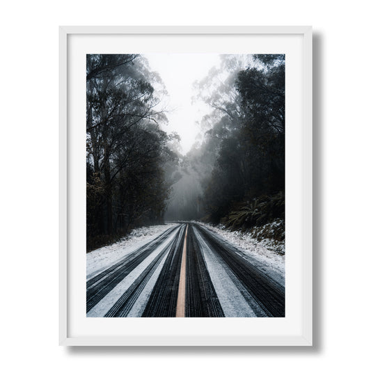 Mt Donna Buang Snowy Road
