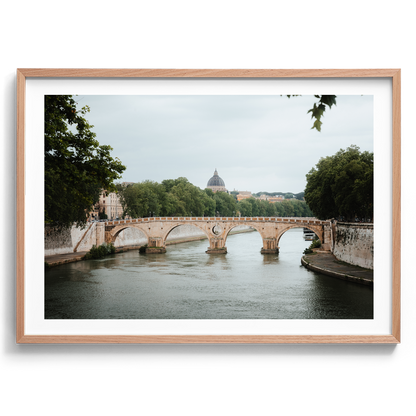 Pons Aurelius Bridge - Rome - Wall Art