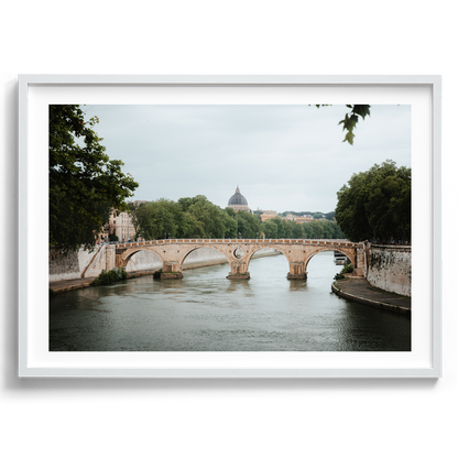 Pons Aurelius Bridge - Rome - Wall Art