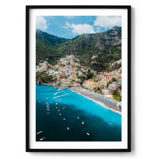 Positano Aerial I - Positano - Wall Art