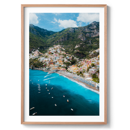 Positano Aerial I - Positano - Wall Art