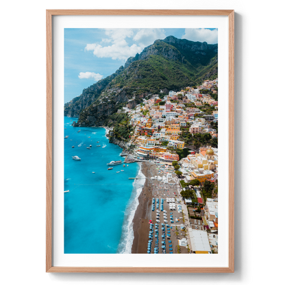 Positano Aerial II - Positano - Wall Art