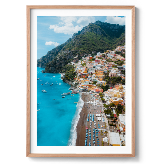 Positano Aerial II - Positano - Wall Art