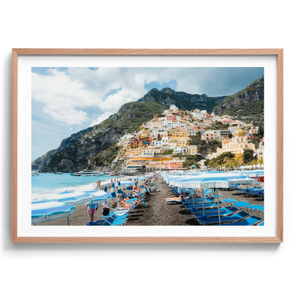 Positano Beach Umbrellas II - Positano - Wall Art