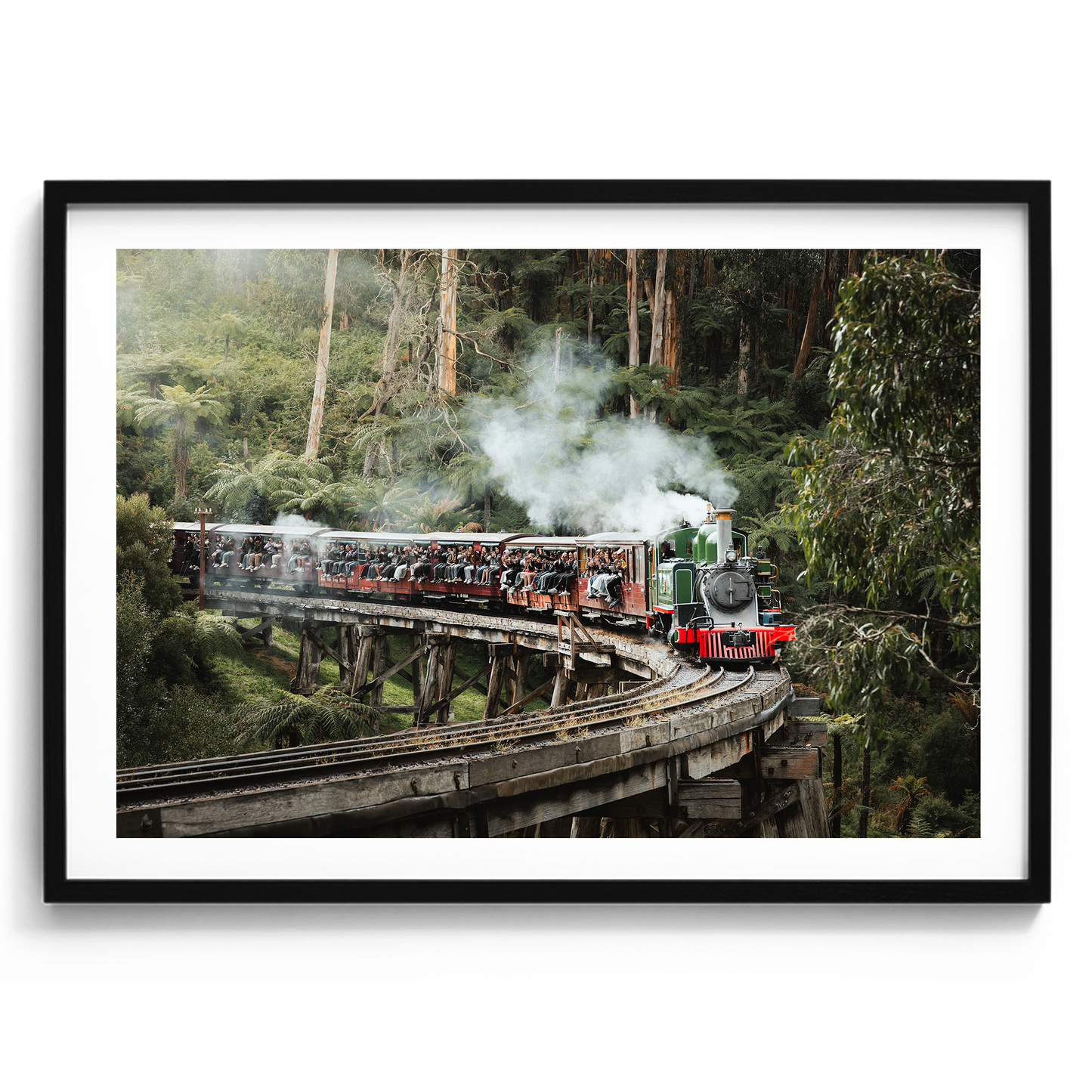 Puffing Billy Trestle Bridge - Selby - Wall Art