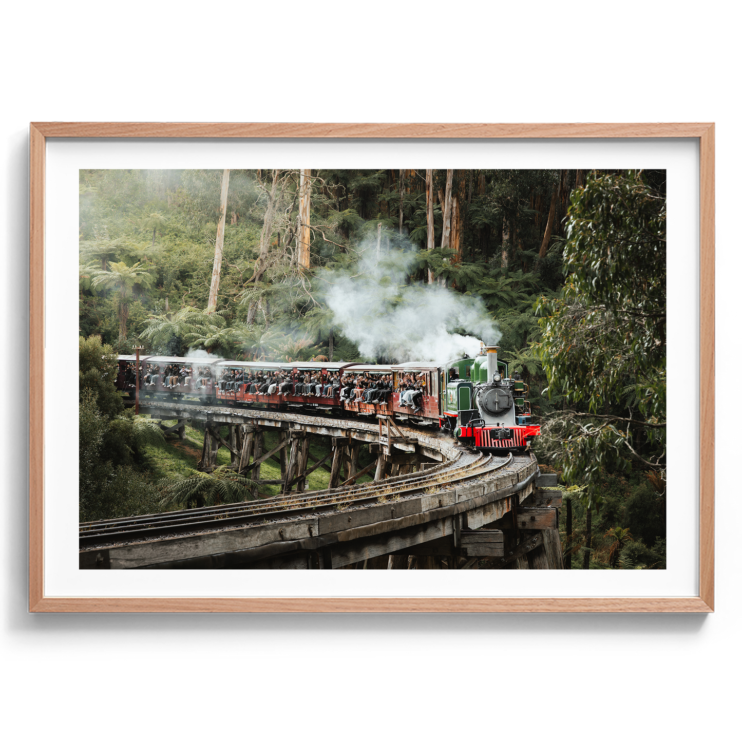 Puffing Billy Trestle Bridge - Selby - Wall Art