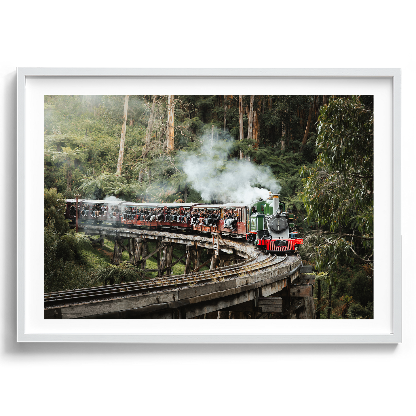Puffing Billy Trestle Bridge - Selby - Wall Art