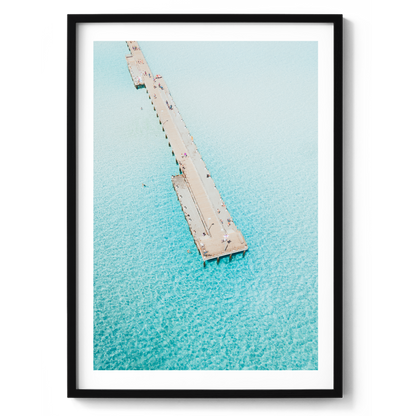 Rosebud Pier - Aerial - Wall Art