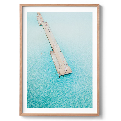 Rosebud Pier - Aerial - Wall Art
