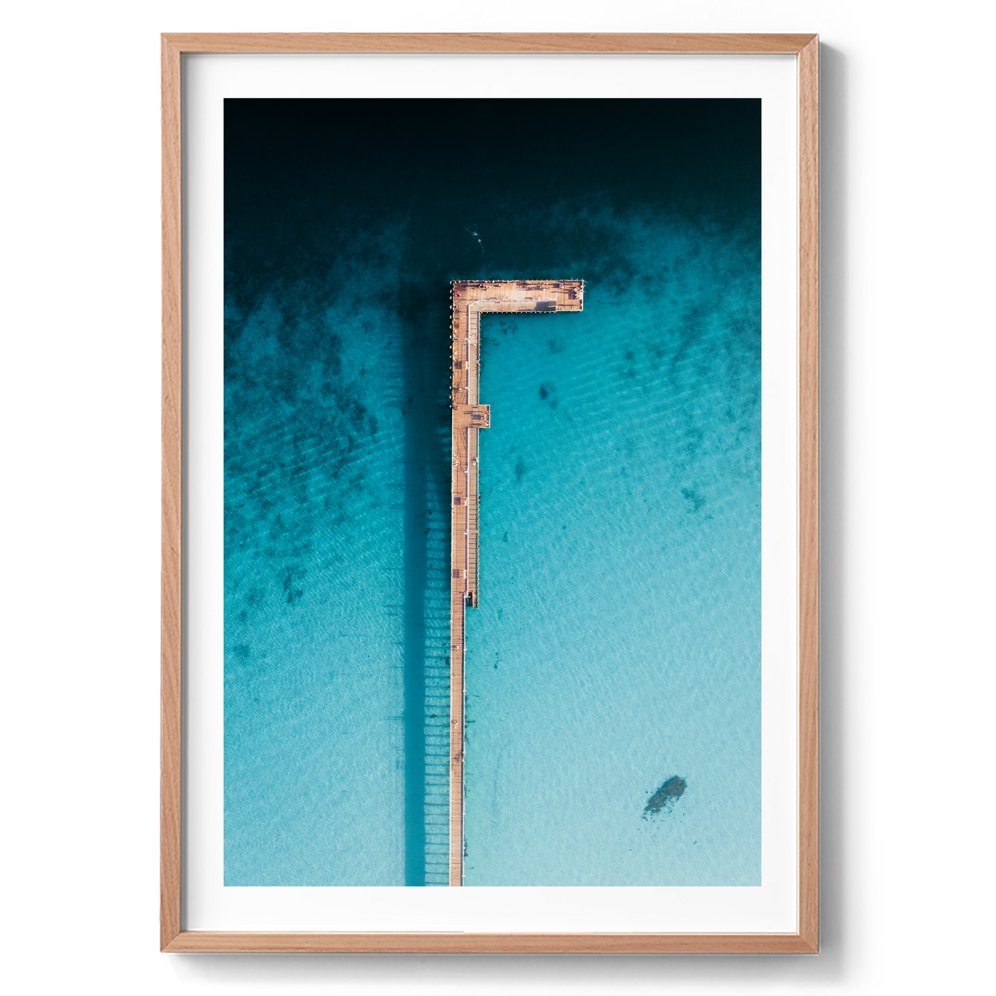 Rye Pier - Aerial - Wall Art