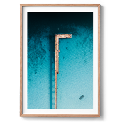 Rye Pier - Aerial - Wall Art