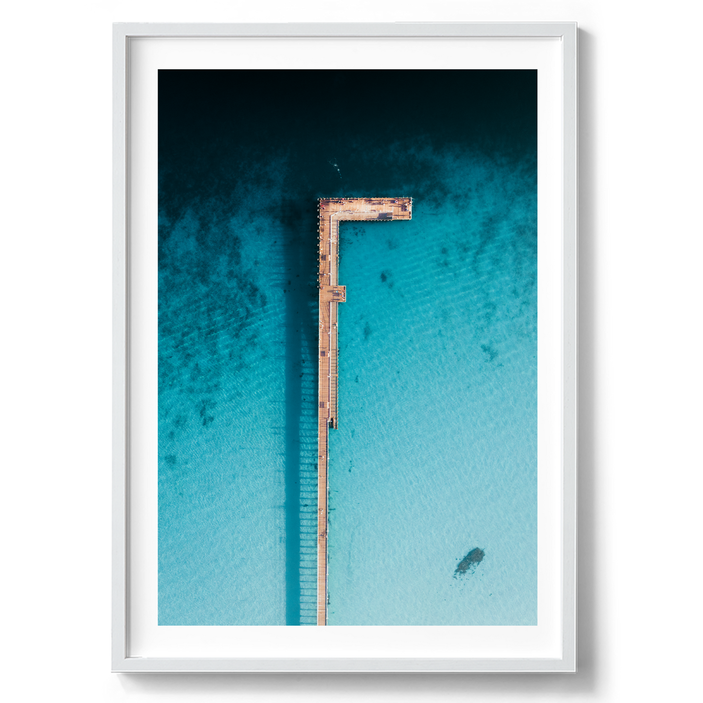 Rye Pier - Aerial - Wall Art