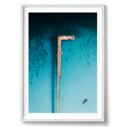 Rye Pier - Aerial - Wall Art