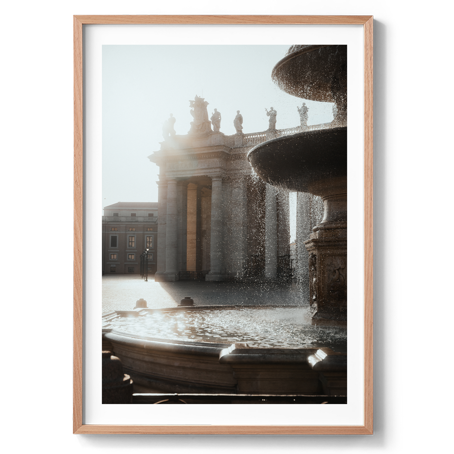 St Peter's Square - Fountain - Vatican City II - Wall Art