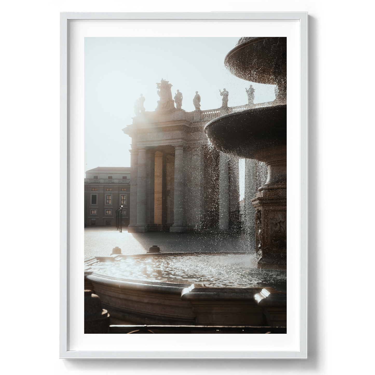 St Peter's Square - Fountain - Vatican City II - Wall Art