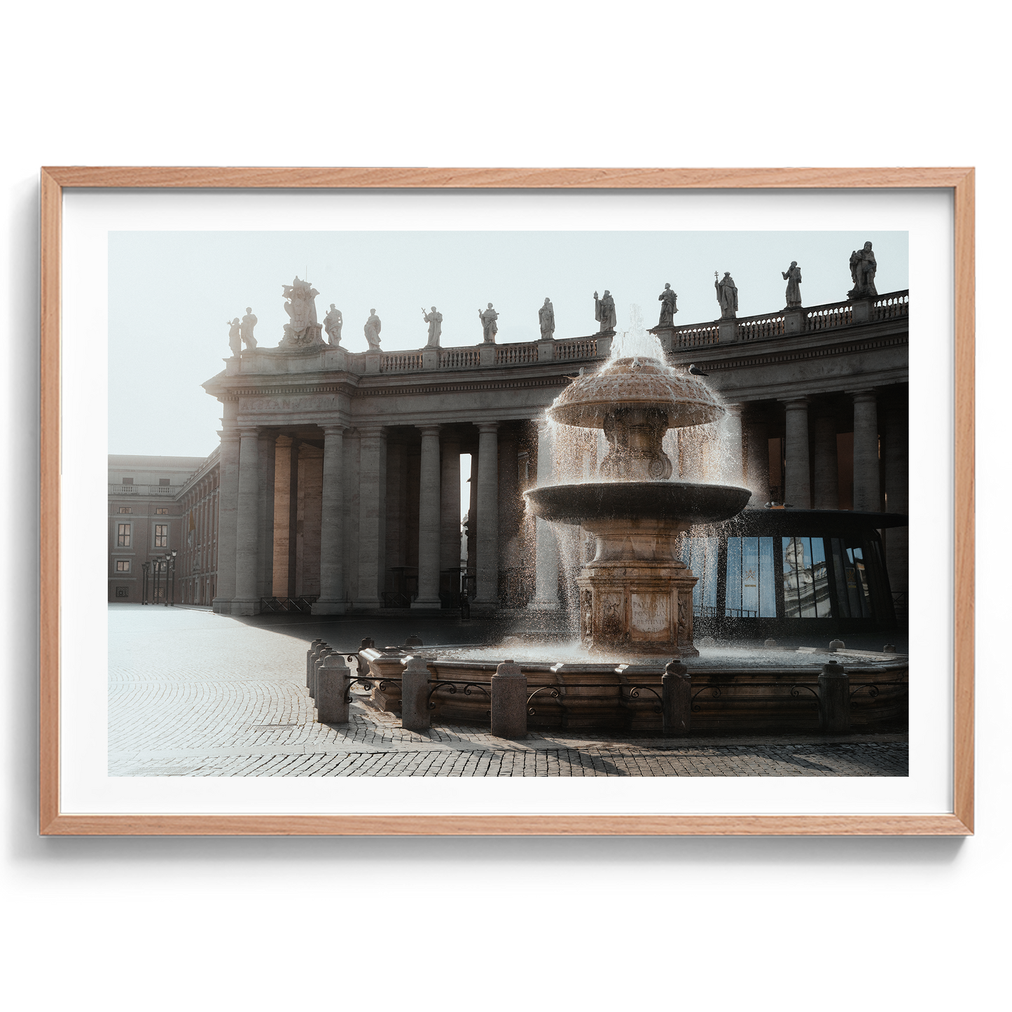 St Peter's Square - Fountain - Vatican City I - Wall Art