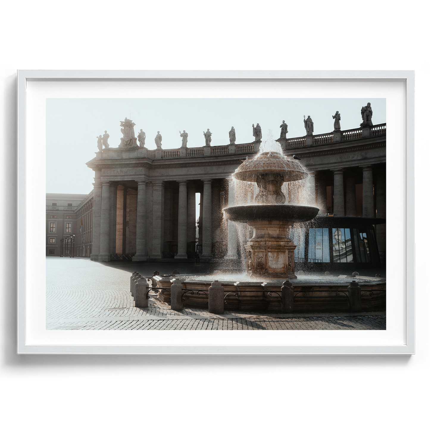 St Peter's Square - Fountain - Vatican City I - Wall Art