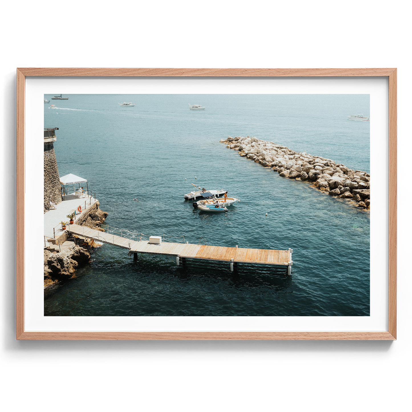 Summer Boat Day - Atrani - Wall Art
