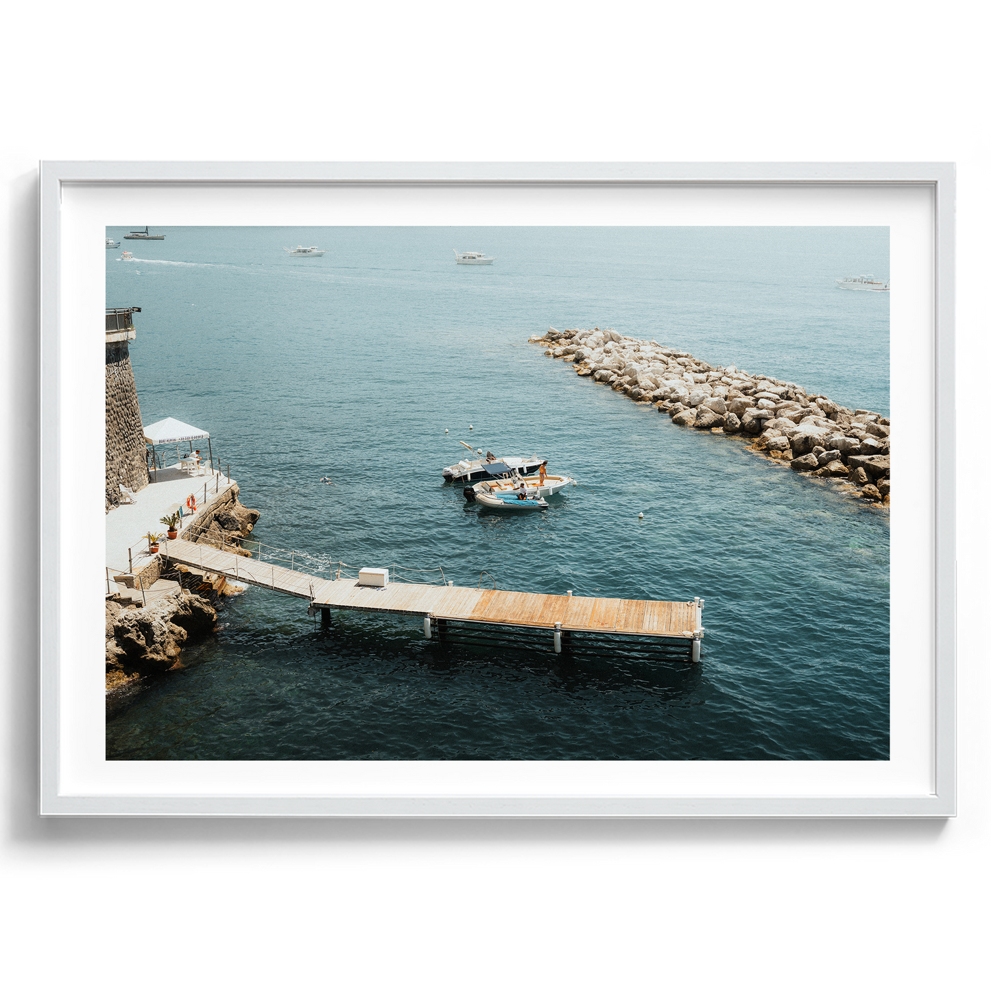 Summer Boat Day - Atrani - Wall Art