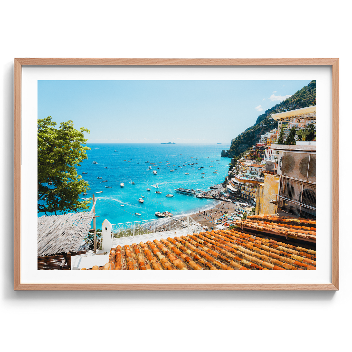 Summers Day Amalfi Coast - Positano - Wall Art