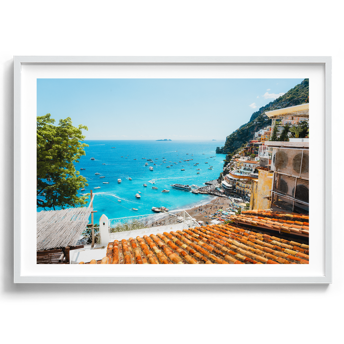 Summers Day Amalfi Coast - Positano - Wall Art
