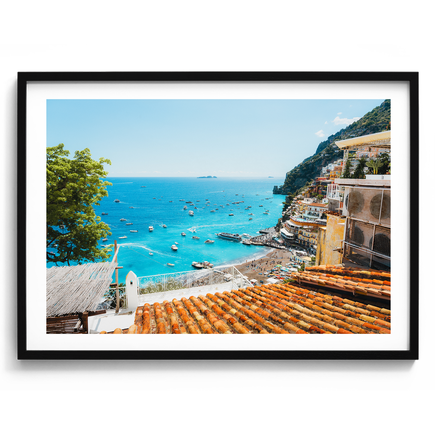 Summers Day Amalfi Coast - Positano - Wall Art