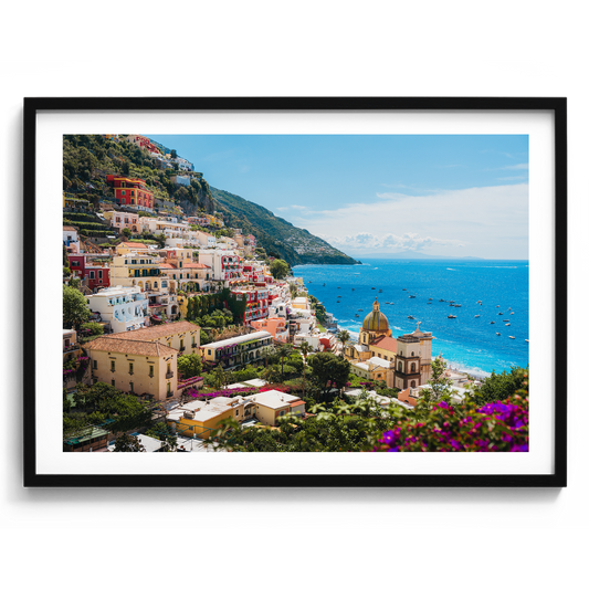 Sunny Amalfi Coast Morning II - Positano - Wall Art