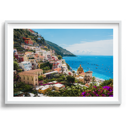 Sunny Amalfi Coast Morning II - Positano - Wall Art