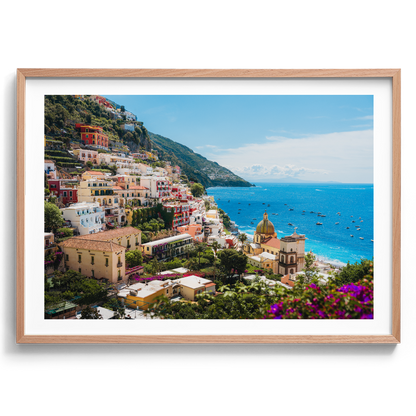 Sunny Amalfi Coast Morning II - Positano - Wall Art