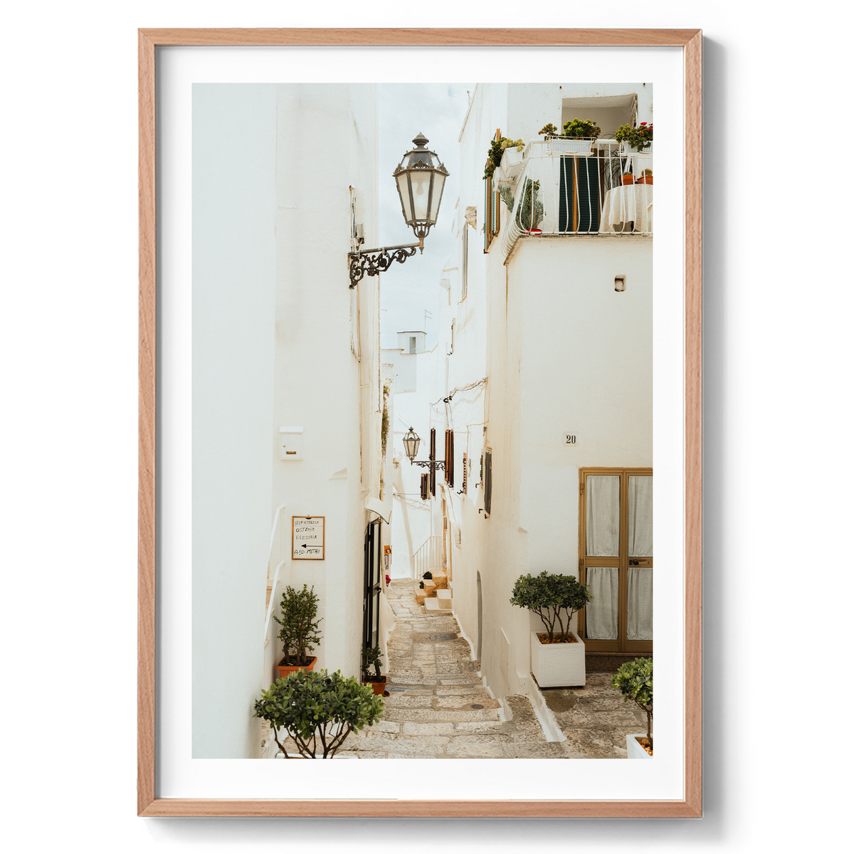 This Way For Lunch - Ostuni - Wall Art