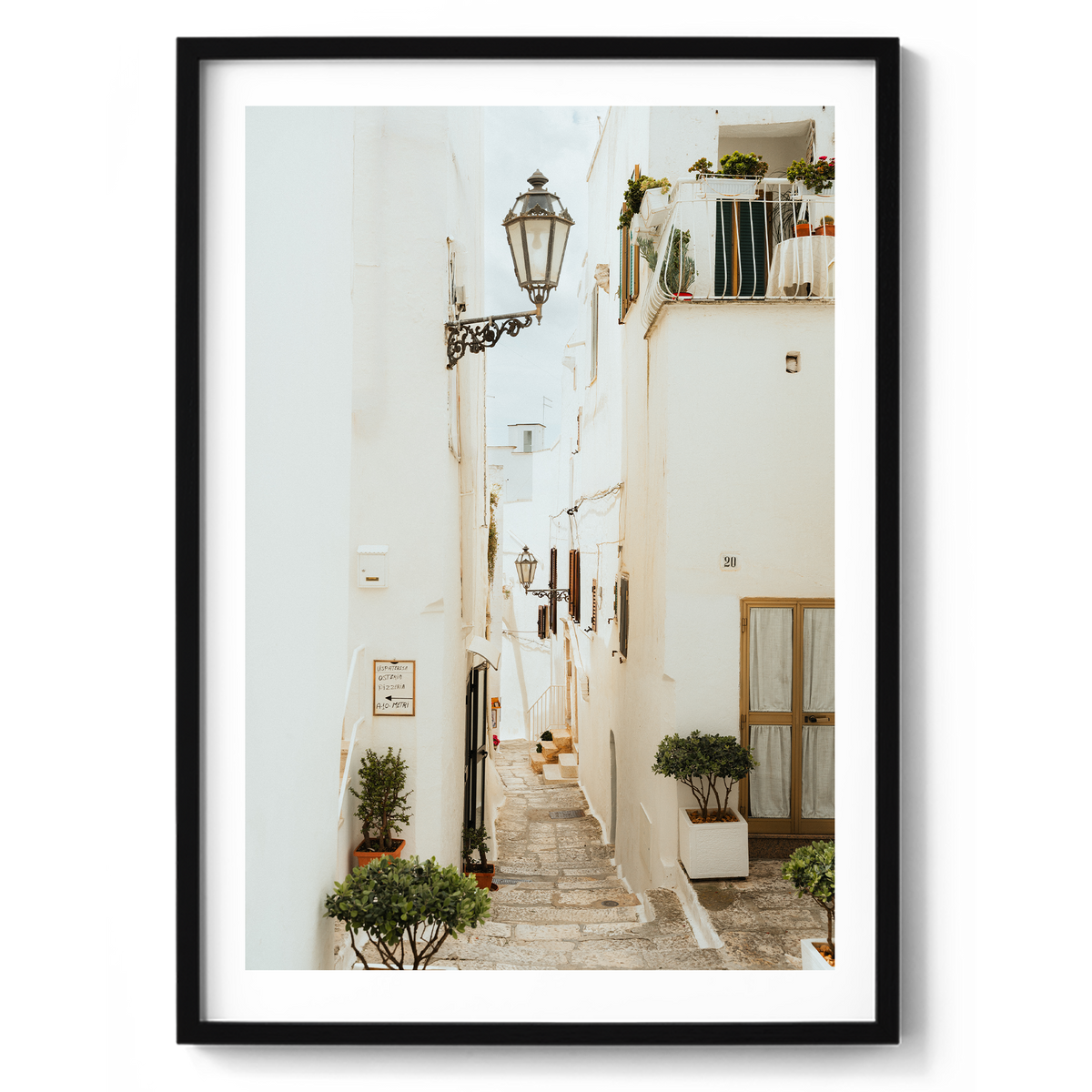 This Way For Lunch - Ostuni - Wall Art