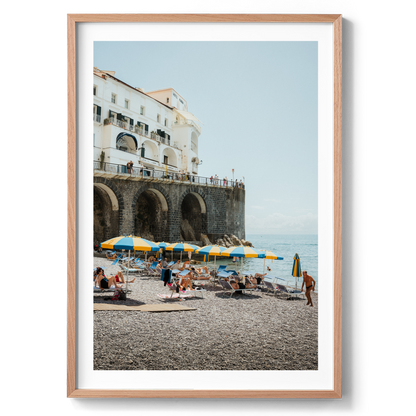 Tonino's Beach Umbrellas I - Amalfi - Wall Art