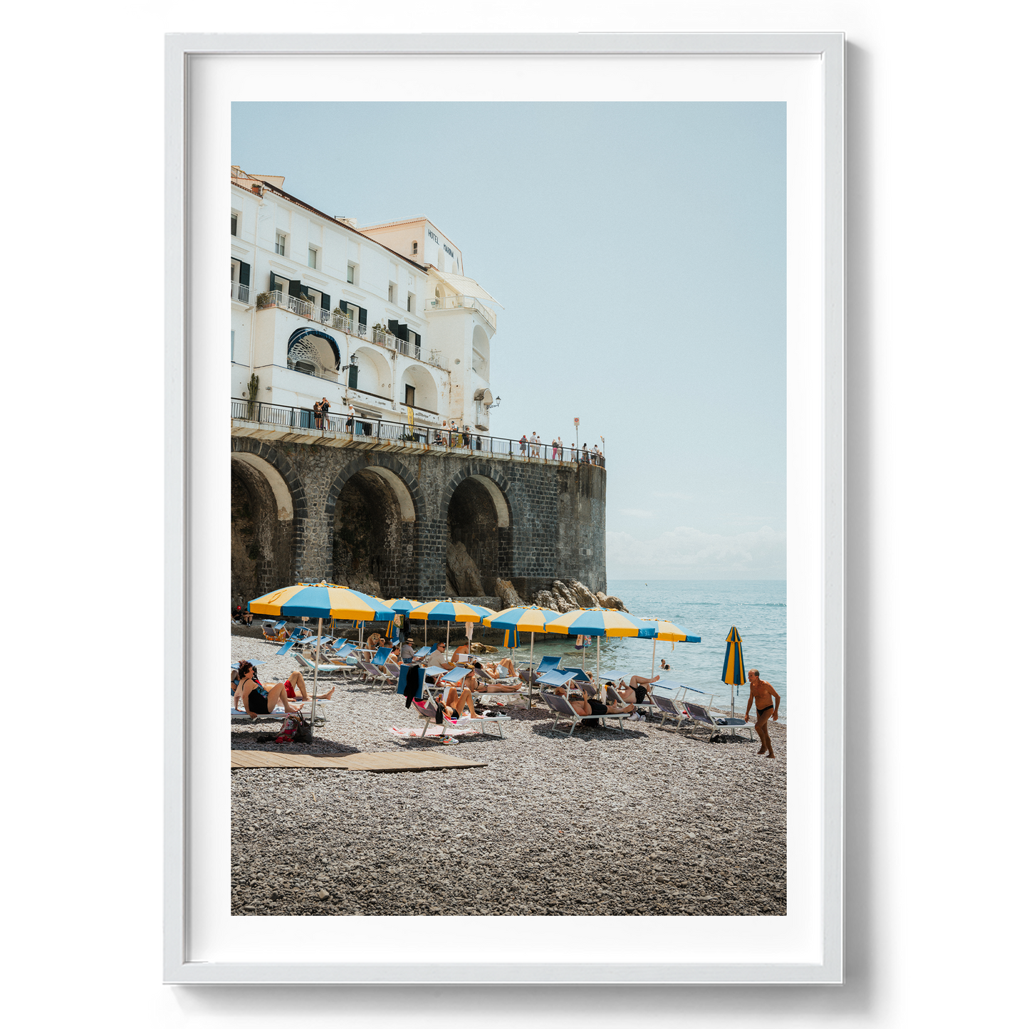 Tonino's Beach Umbrellas I - Amalfi - Wall Art