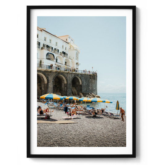 Tonino's Beach Umbrellas I - Amalfi - Wall Art