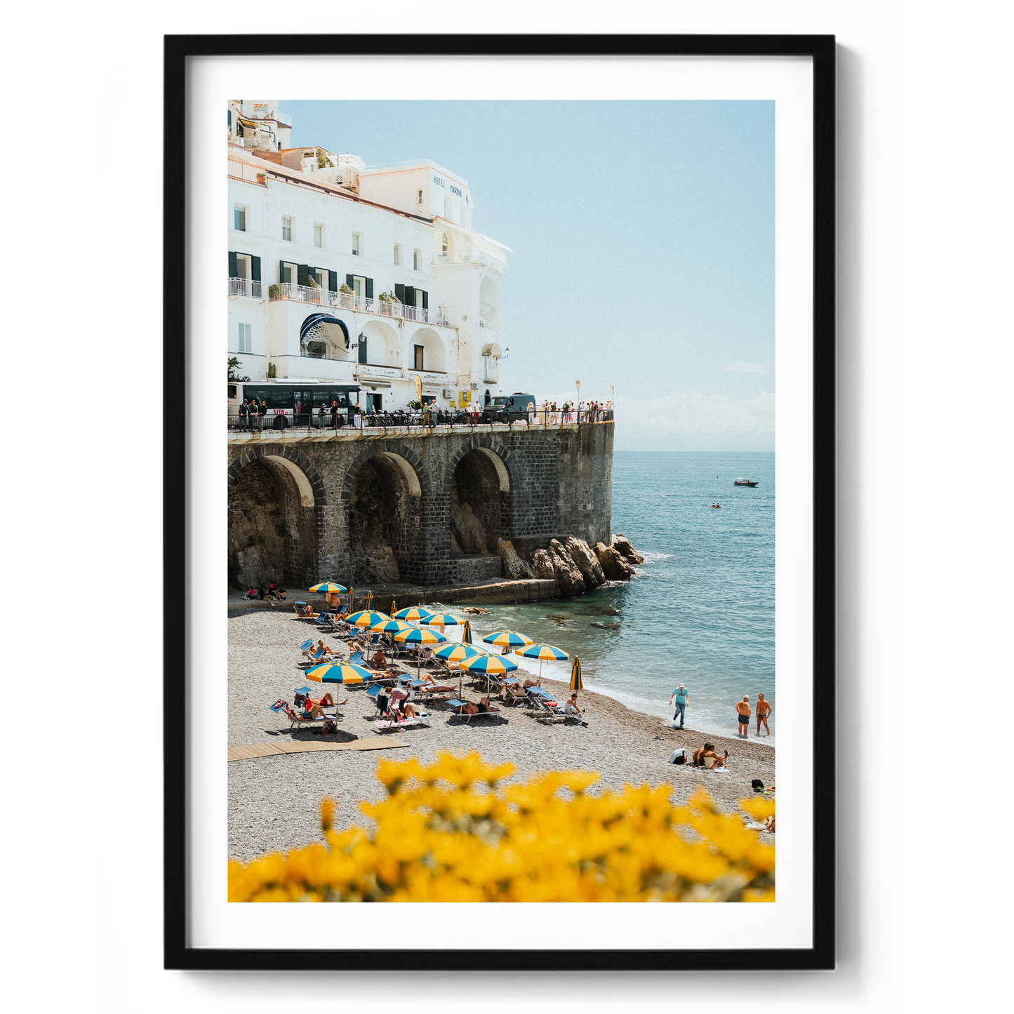 Tonino's Beach Umbrellas III - Amalfi - Wall Art