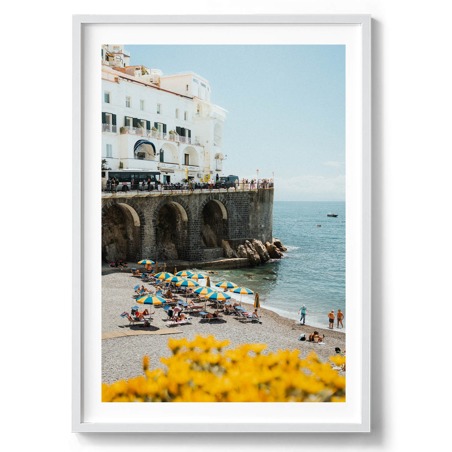 Tonino's Beach Umbrellas III - Amalfi - Wall Art
