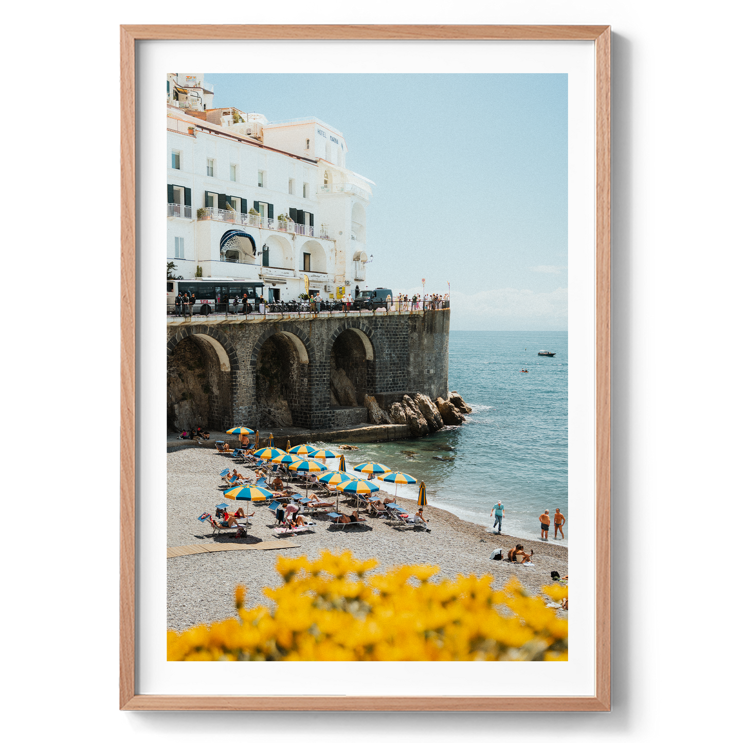 Tonino's Beach Umbrellas III - Amalfi - Wall Art