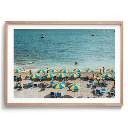 Tonino's Beach Umbrellas IV - Amalfi - Wall Art