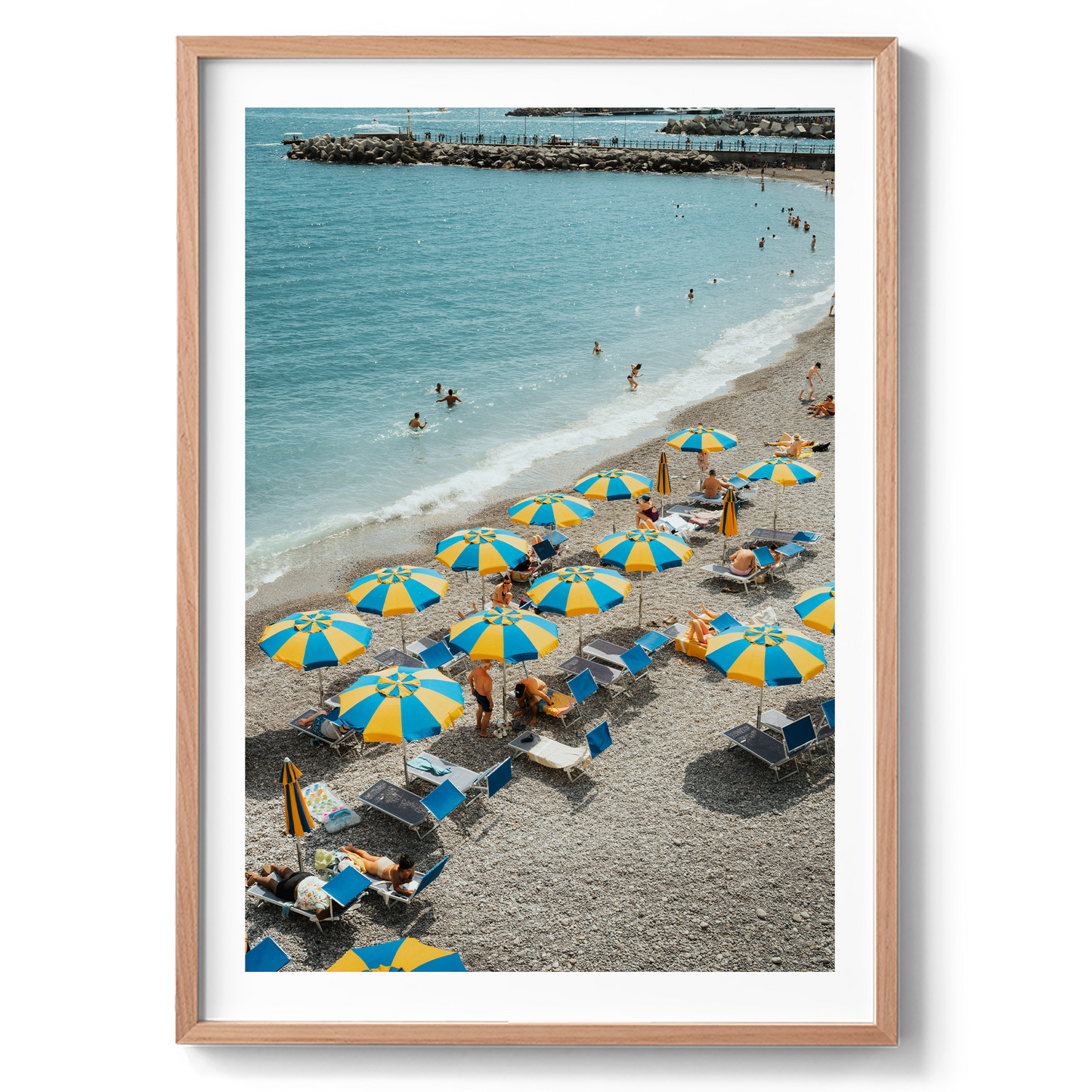 Tonino's Beach Umbrellas V - Amalfi - Wall Art