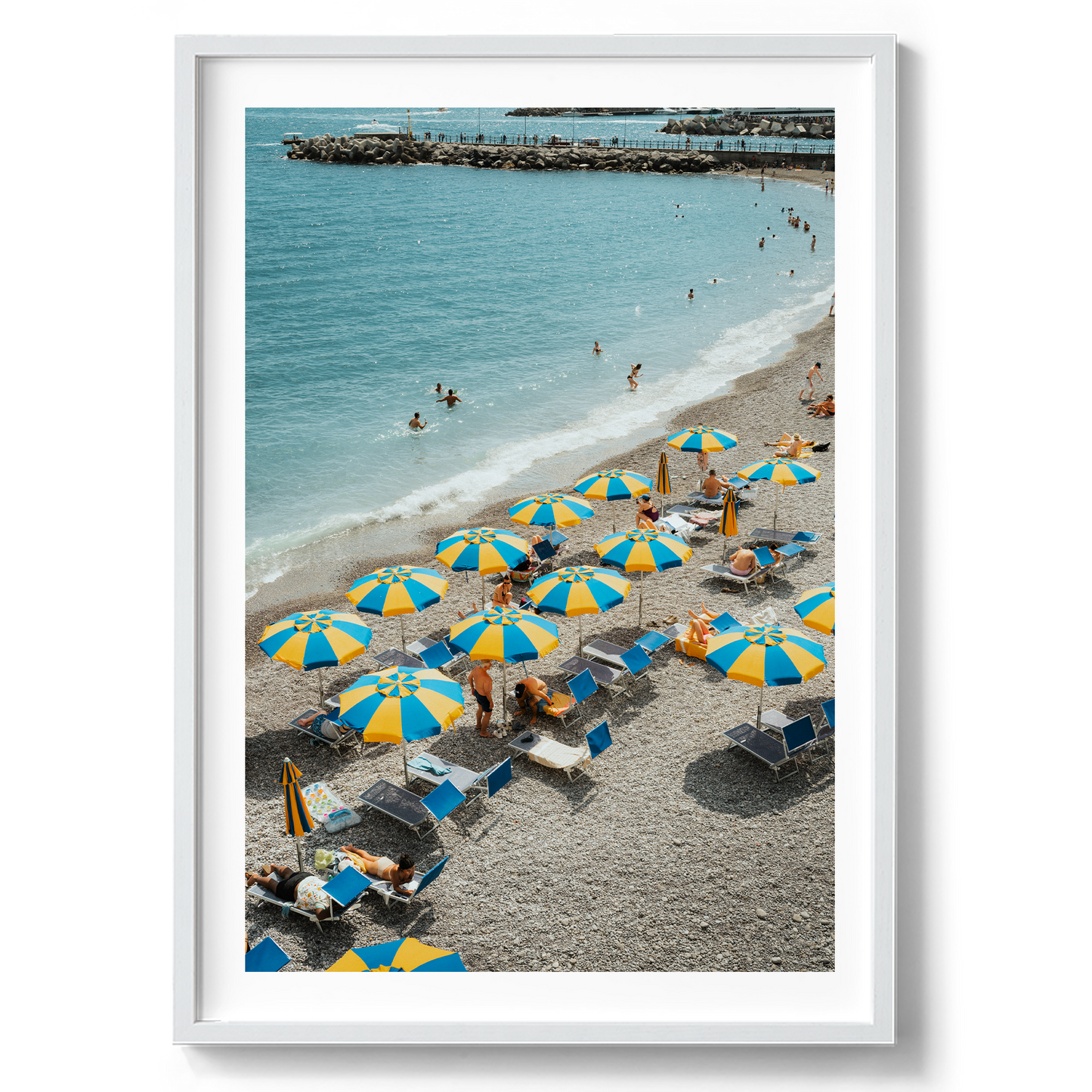 Tonino's Beach Umbrellas V - Amalfi - Wall Art