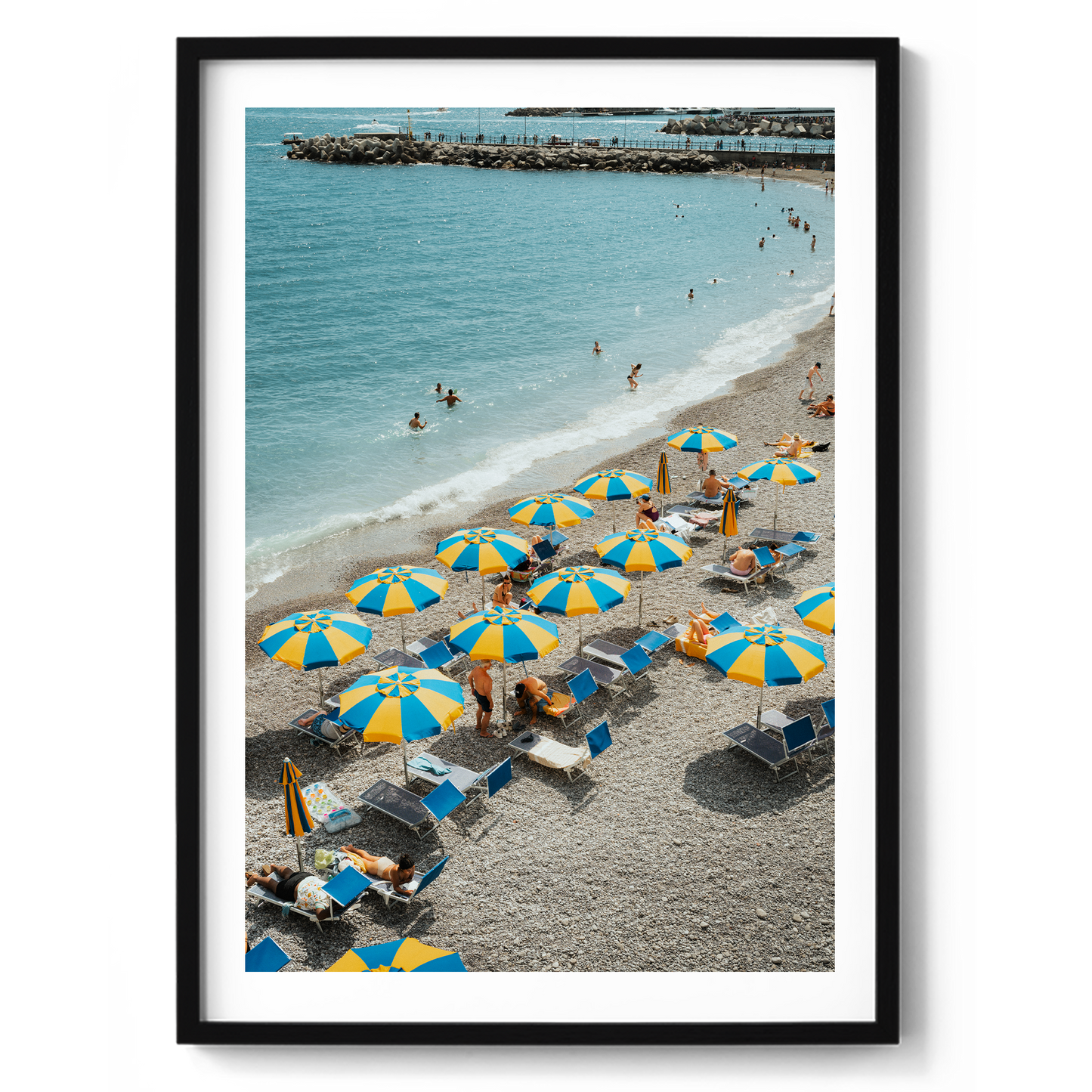 Tonino's Beach Umbrellas V - Amalfi - Wall Art