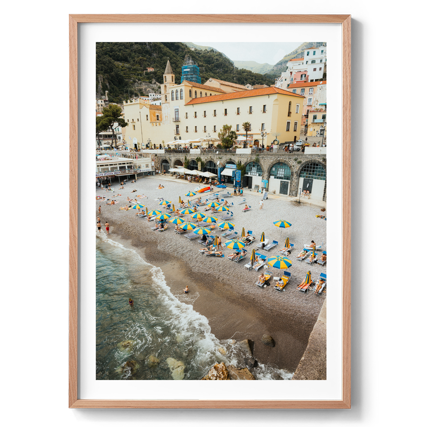 Tonino's Beach VII - Amalfi - Wall Art