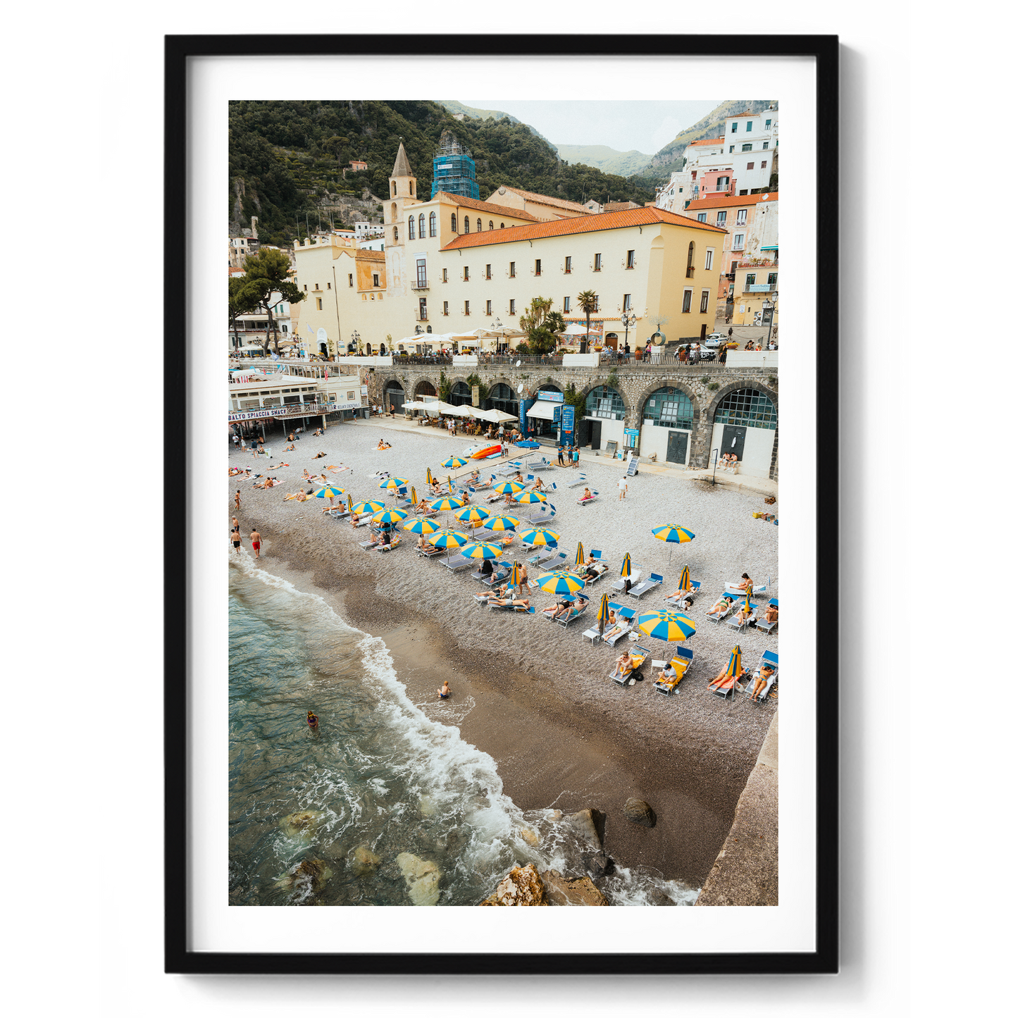 Tonino's Beach VII - Amalfi - Wall Art