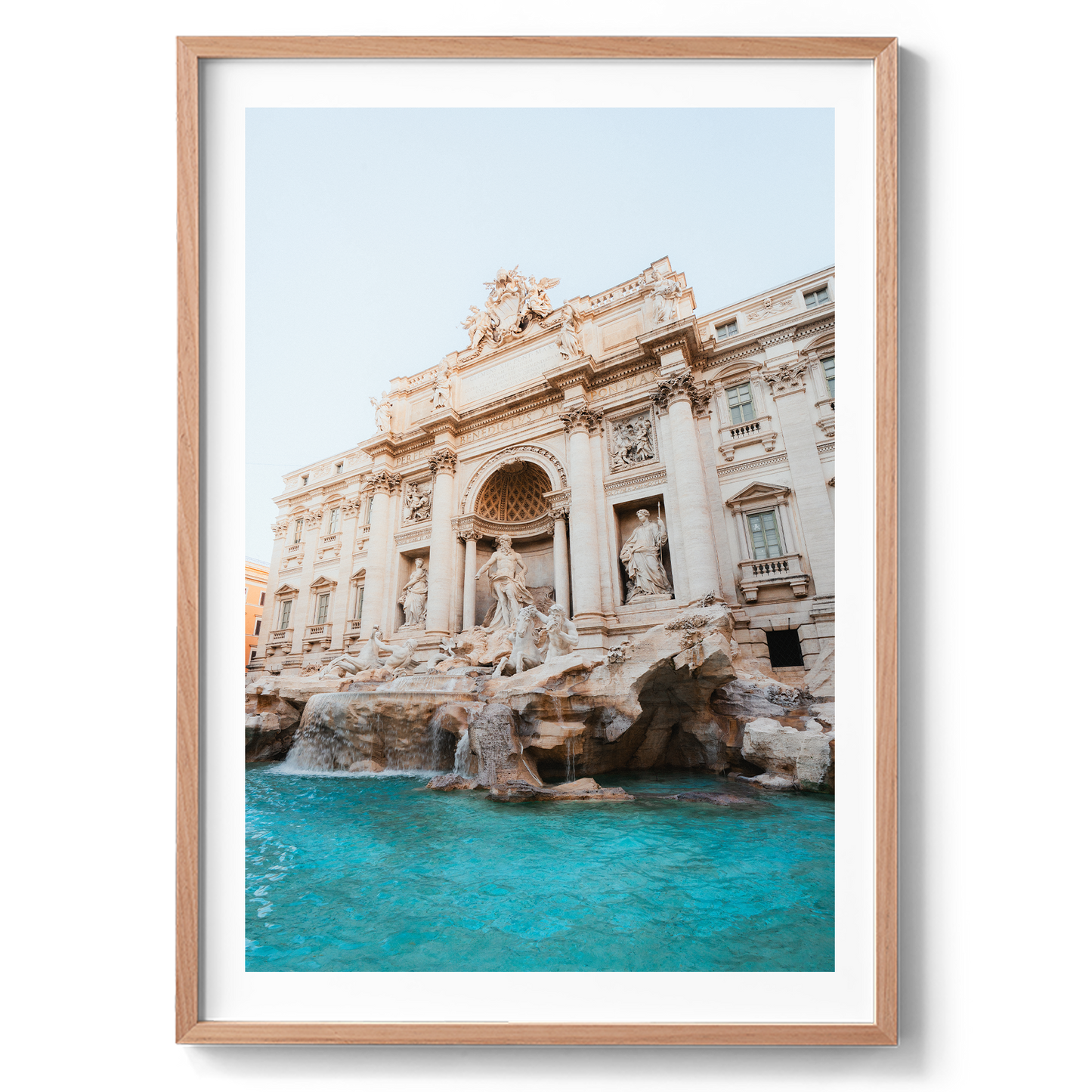 Trevi Fountain Morning Light - Wall Art