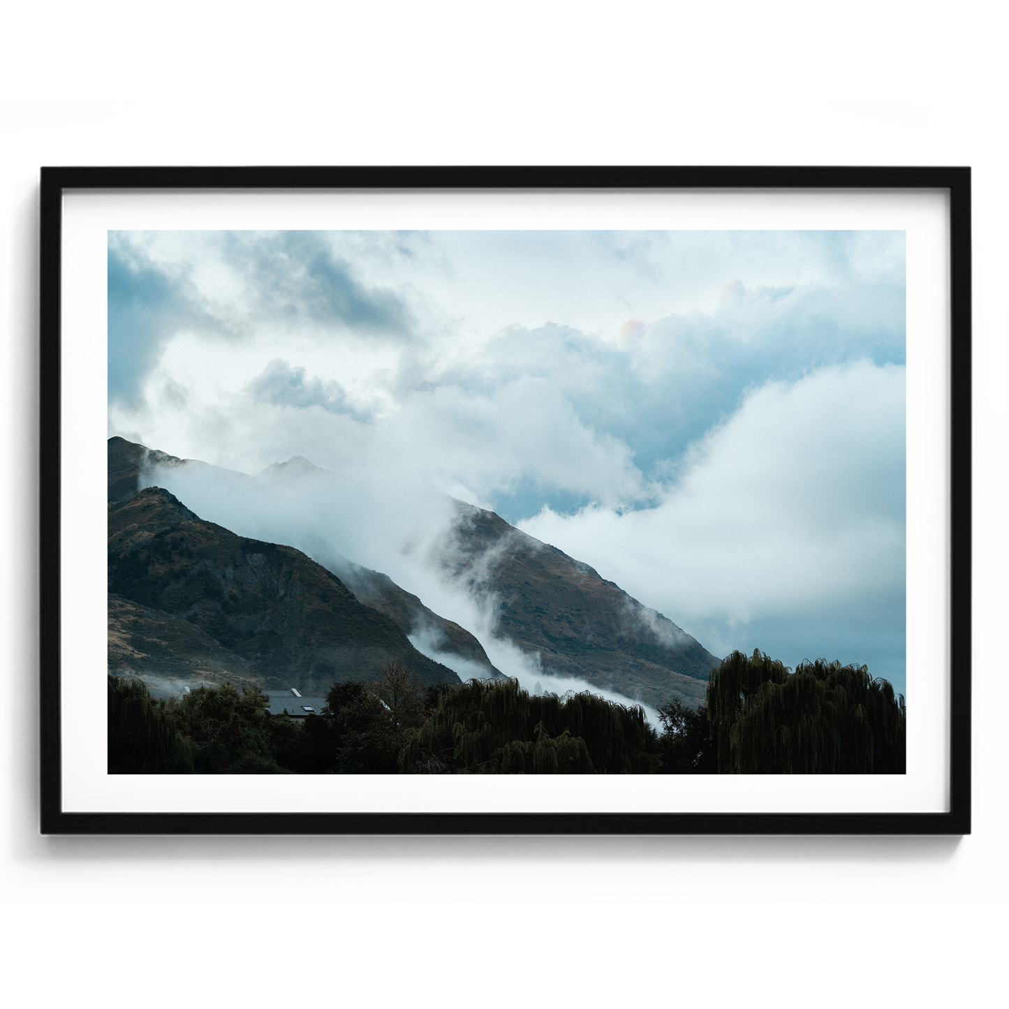 Wanaka Cloudy Mountains - New Zealand - Wall Art