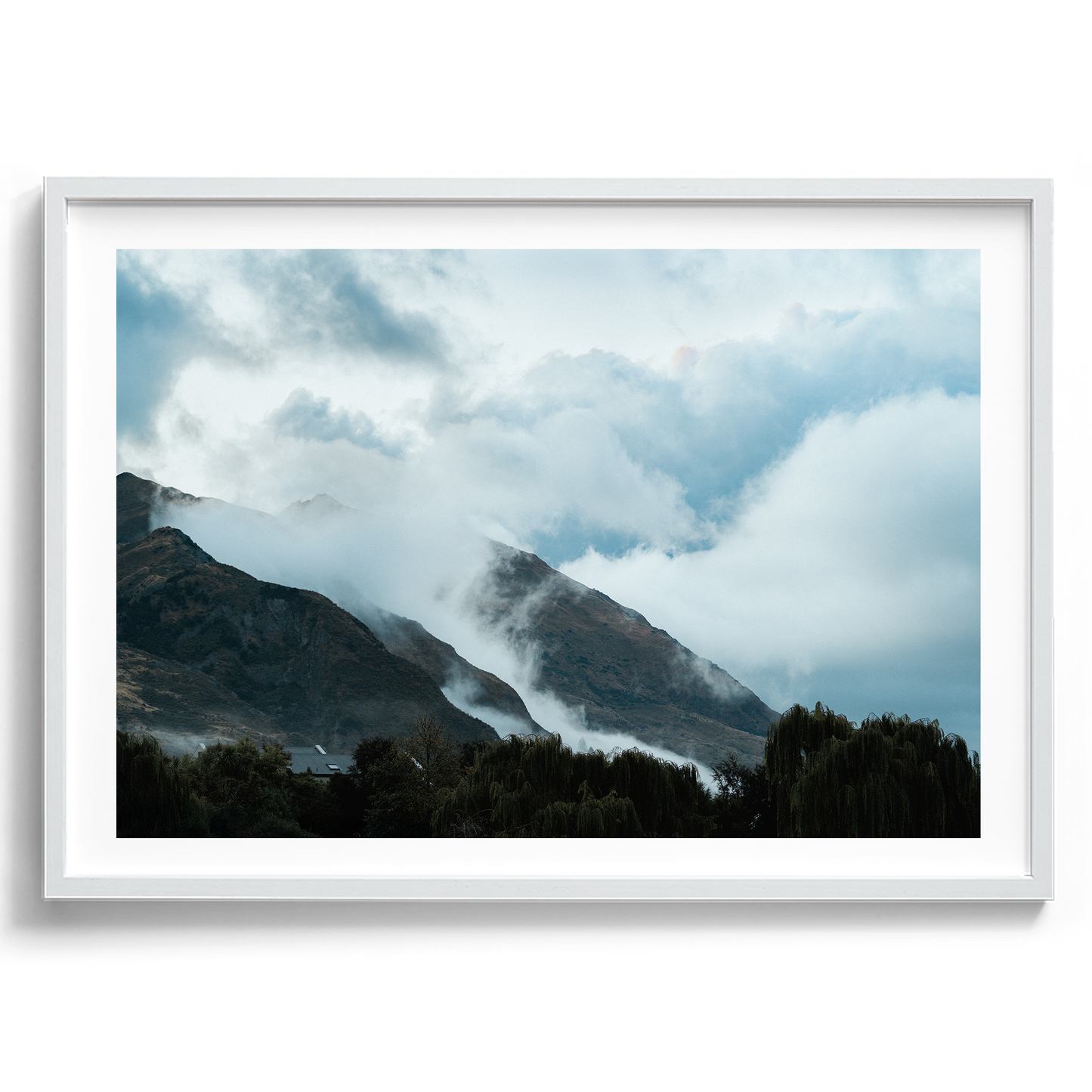 Wanaka Cloudy Mountains - New Zealand - Wall Art
