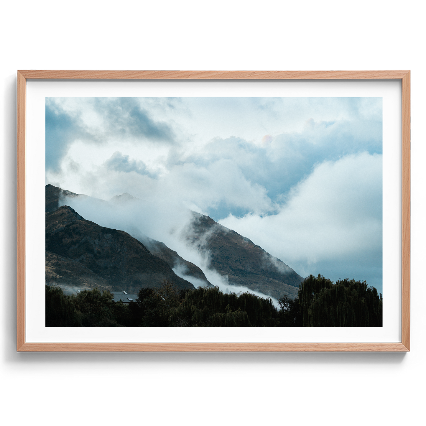 Wanaka Cloudy Mountains - New Zealand - Wall Art