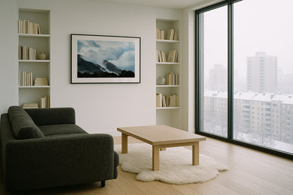 Wanaka Cloudy Mountains - New Zealand - Wall Art